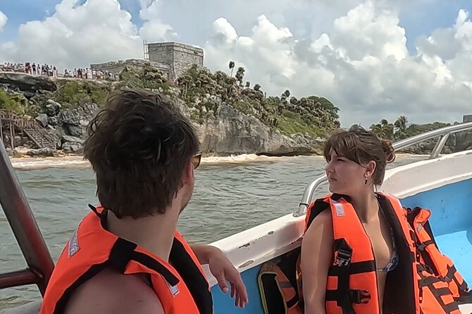 2-Hour Snorkeling in Two Spots of Tulum's Reef - The boat ride past El Castillo and Casa del Brujo