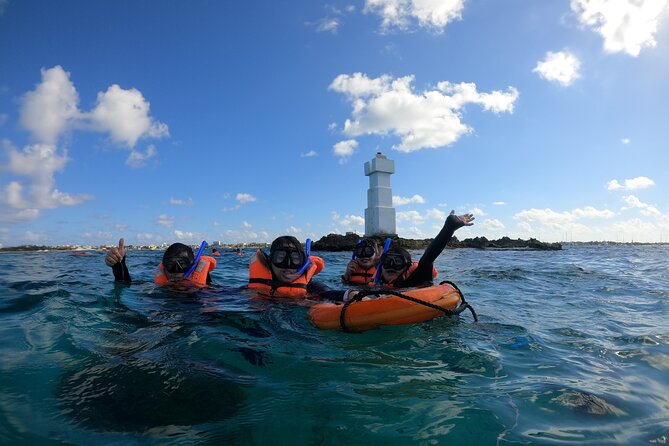 3 Hours VIP Semiprivate Tour Isla Mujeres Full Snorkeling Experience - What getting in and out of the water is really like