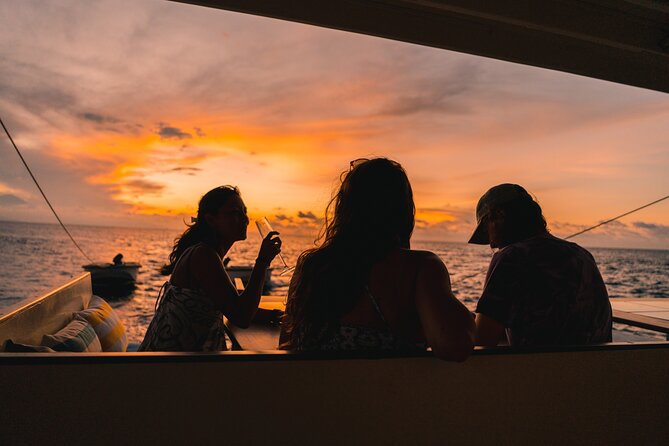 4-in-1 • Gili Islands Snorkel & Sunset Half-day Catamaran Cruise - Stop one: snorkeling near Gili Trawangan