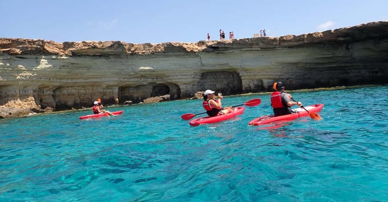 5-hour Cape Greco Caves kayaking + Snorkelling trip - Why Cape Greco works so well by kayak