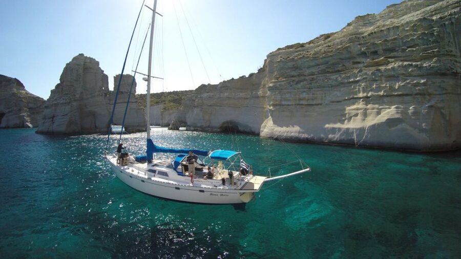 Adamas: Kleftiko Sailing Day Trip with Snorkeling and Lunch - Kleftiko is the main event