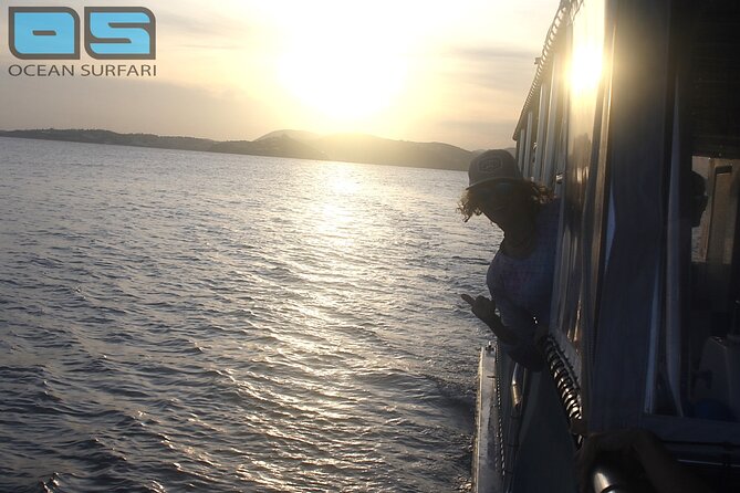 Afternoon Snorkel, Pizza & Sunset Tour departing from St. Thomas & St. John - The Sunset Dance Party on the Ride Home