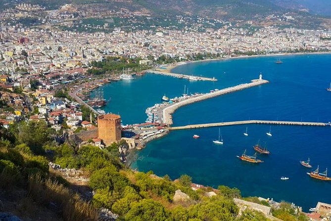 Alanya Catamaran Boat Tour with Sunbathing Swimming & Snorkelling - The caves: three short coastal encounters