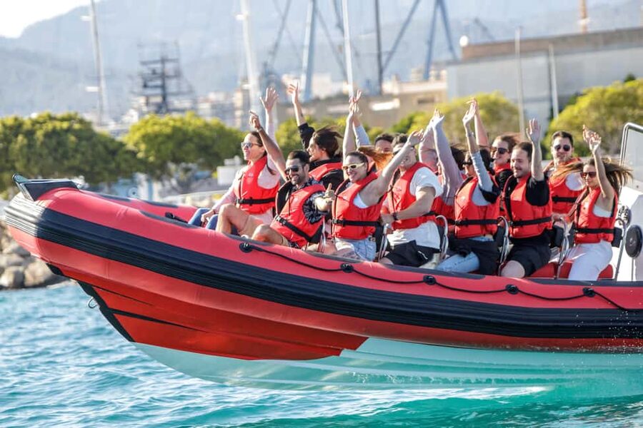 Alcudia: Sightseeing, Sea Caves & Snorkel Speedboat Tour - Key points at a glance