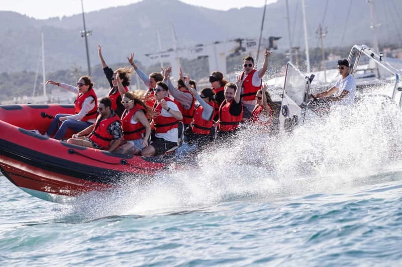 Alcudia: Sightseeing, Sea Caves & Snorkel Speedboat Tour - Aucanada Island and the northern coast