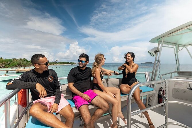 All Inclusive Beach and Snorkel Boat Tour to Icacos Island - From Fajardo marina to Icacos in 20 minutes
