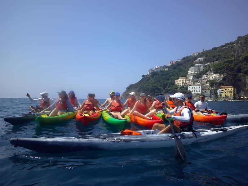 Amalfi Coast: Kayak, Snorkeling, Pandora Cave & Hidden Beach - What the guide team adds to the experience