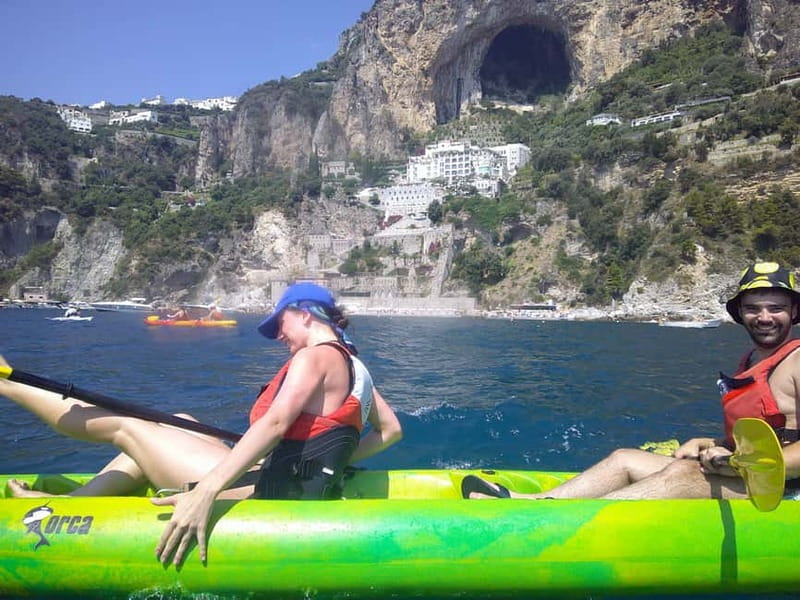 Amalfi Coast: Kayak, Snorkeling, Pandora Cave & Hidden Beach - Photos, snacks, and the value of $70