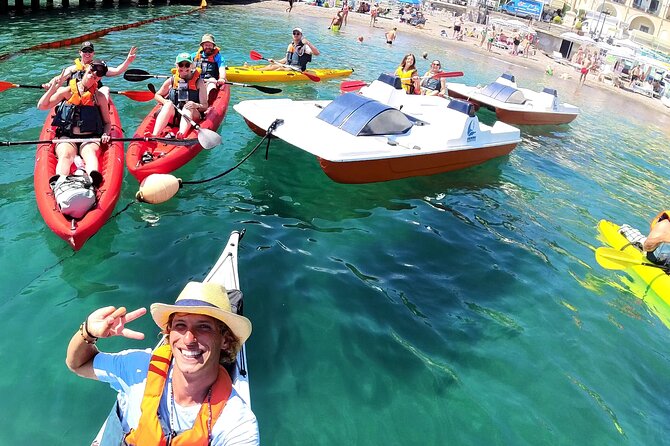 Amalfi Coast Kayak & Snorkeling Tour to the Pandora's Cave - A short stop at the Sulfur Cave