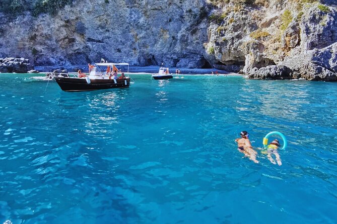 Amalfi Coast Snorkeling and Limoncello Tasting: 4h Boat Tour - Leaving Amalfi and looking back at the town