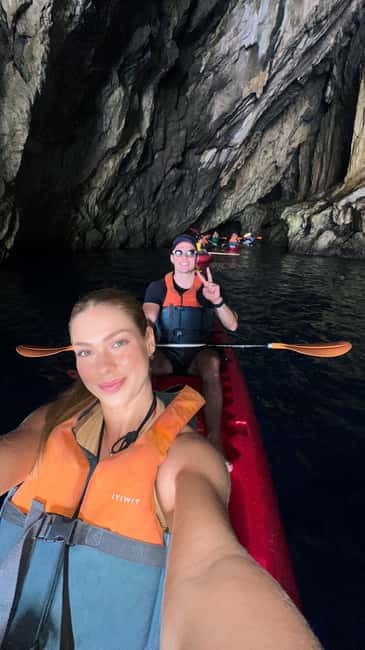 Amalfi: Kayak-Snorkel to Pandora Cave, Hidden Beach & Drinks - Who should book this Amalfi kayak tour?