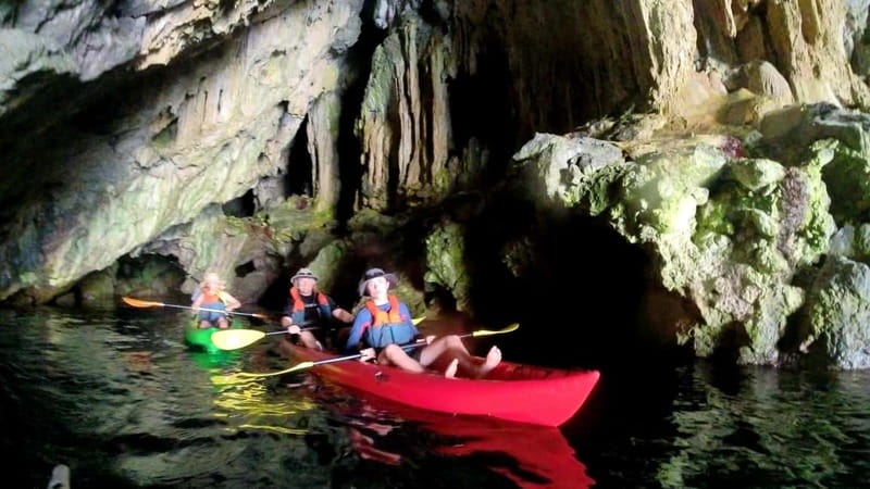 Amalfi: Kayak-Snorkel to Pandora Cave, Hidden Beach & Drinks - The Sulfur Cave and Pandora Cave