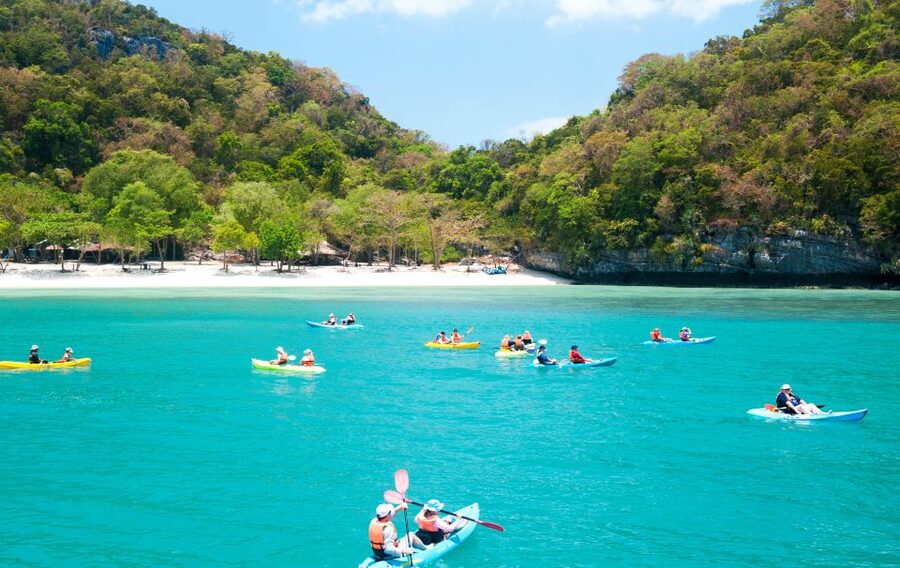 Ang Thong: Marine Park Full-Day Kayaking & Snorkeling Tour - Setting Out From Koh Samui