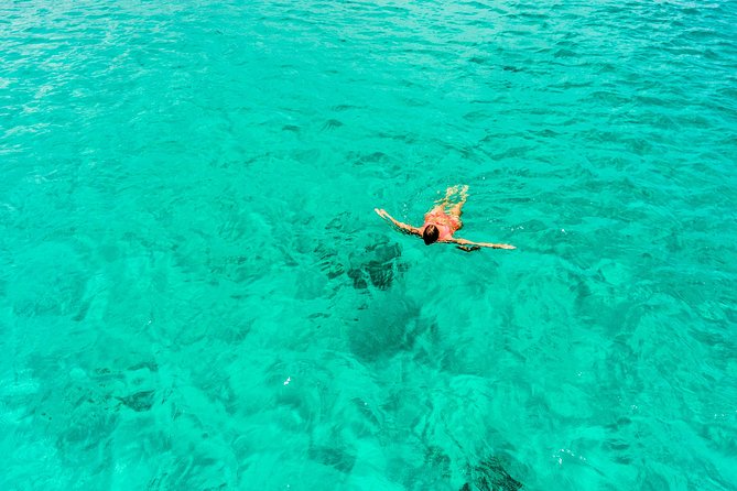 Aruba Afternoon Snorkel Sail aboard Palm Pleasure Catamaran - Snuba adds extra depth without scuba certification