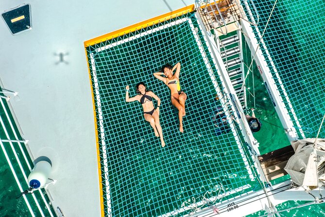 Aruba Afternoon Snorkel Sail aboard Palm Pleasure Catamaran - Boca Catalina brings a second kind of snorkeling