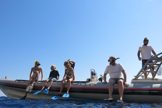 Athens Private Snorkeling and Swimming Cruise with pick up - Boarding the RIB at Lagonissi