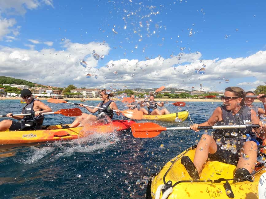 Barcelona: Costa Brava Kayaking & Snorkeling Tour with Lunch - The three-hour kayak and snorkel session