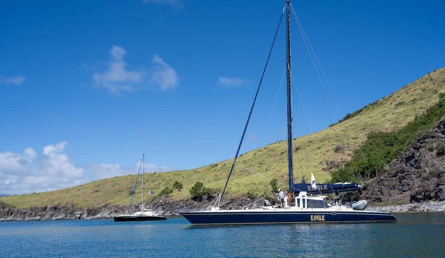 Basseterre: St Kitts 4-hour Catamaran Snorkel Cruise & Lunch - Lunch, drinks, and the return sail