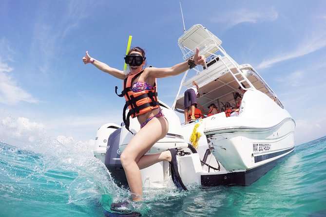 Beach Escape: Isla Contoy and Isla Mujeres with Snorkeling. - Isla Mujeres in one busy hour