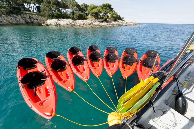 BOAT & KAYAK! Sea Adventure - Snorkeling & Cliff Jumps - Cliff jumping from about 4 to 9 meters
