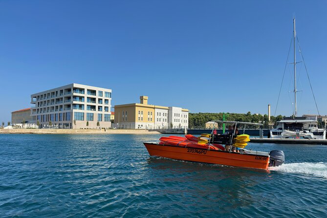 BOAT & KAYAK! Sea Adventure - Snorkeling & Cliff Jumps - Starting at Marina Polesana in Pula