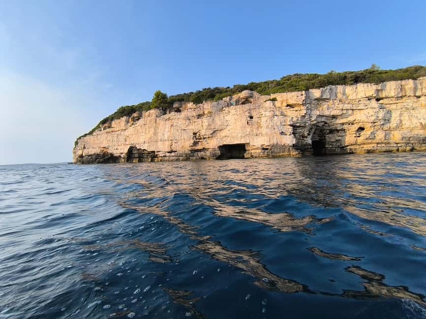 Boat Trip – Coastal Tour from Fažana to Pula and snorkelling - Starting at Fažana port beside Caffè Bar Porto