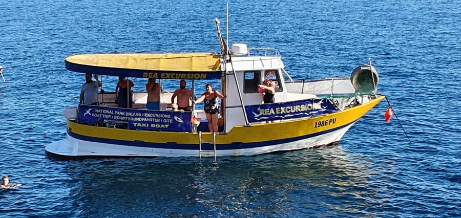 Boat Trip – Coastal Tour from Fažana to Pula and snorkelling - The return cruise to Fažana