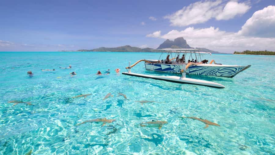 Bora Bora: Lagoon Tour and Snorkeling Experience - Setting out on the Bora Bora lagoon
