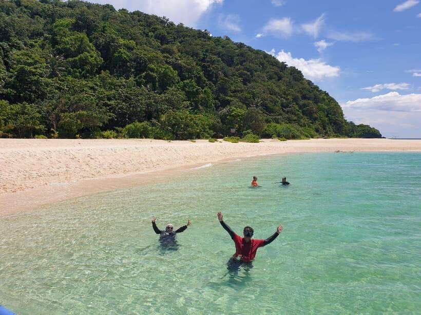 Boracay: Private Island Hopping & Snorkeling Tour - Puka Beach gives you a gentler first stop