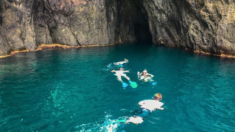 Bosa: Snorkeling Tour of the Coastline Coves - Watching griffon vultures above Capo Marrargiu