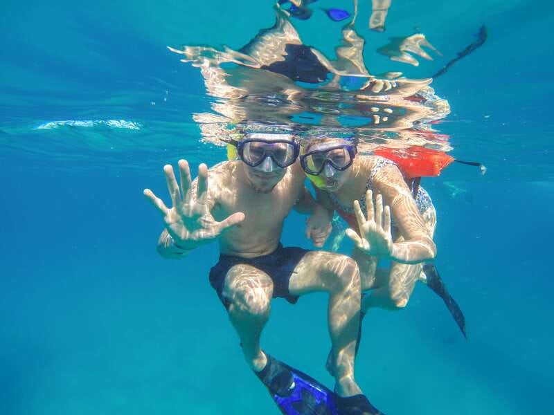 Cabo Catamaran Snorkel: Arch & Santa Maria, Open Bar, Snacks - Lover’s Beach and the Arch in the first 20 minutes