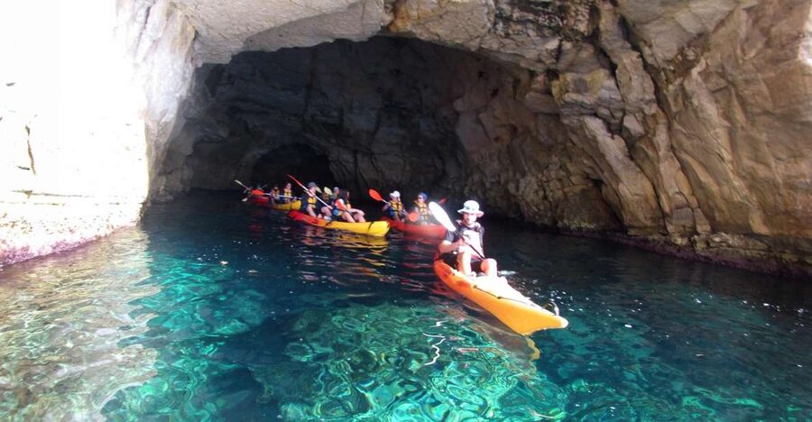 Cabo de Gata: Natural Park Kayaking and Snorkel Excursion - Paddling past coves, cliffs, and volcanic rock