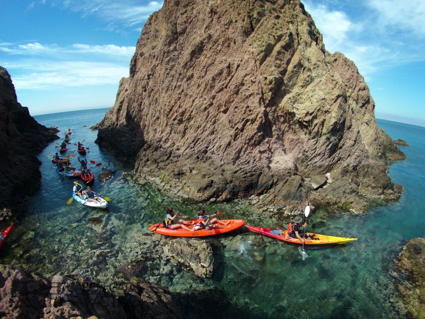 Cabo de Gata: Natural Park Kayaking and Snorkel Excursion - The 30-minute swimming and snorkeling stop