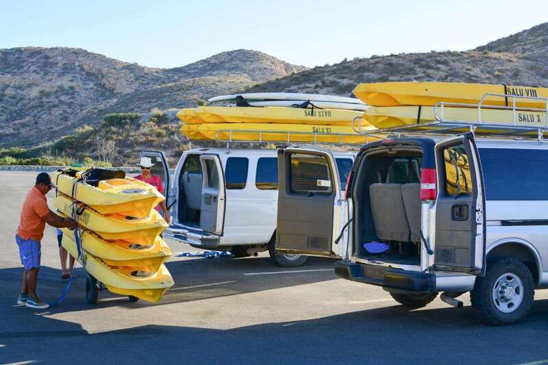 Cabo: Half-Day Kayak & Snorkel to Santa Maria & Chileno Bay - Santa Maria Bay: a good first water stop