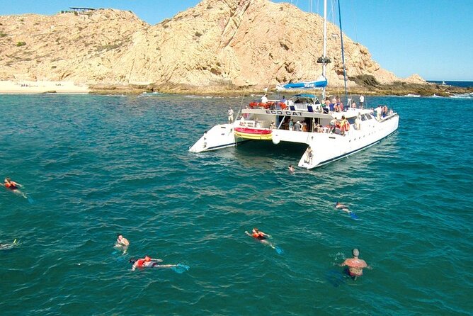 Cabo San Lucas Catamaran Cruise: Snorkel or Sunset Adventure - What the catamaran setup means for you