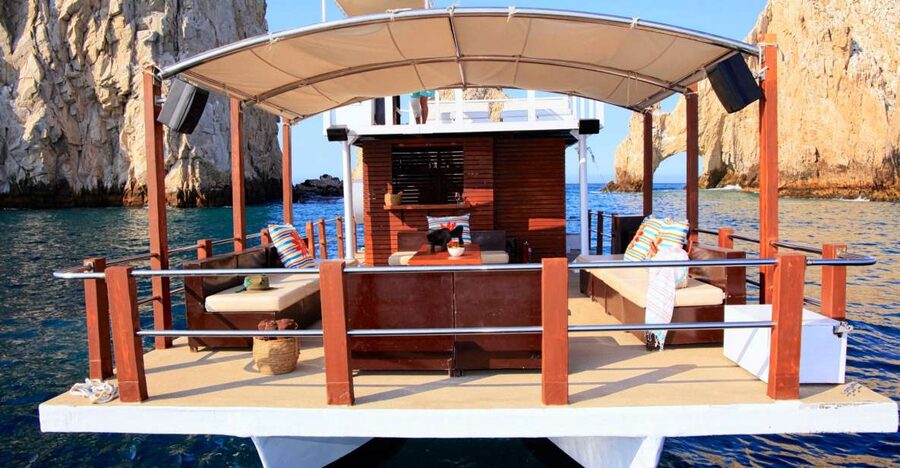 Cabo San Lucas: Private Catamaran Tour with Snorkeling - Anchoring at a semi-private beach
