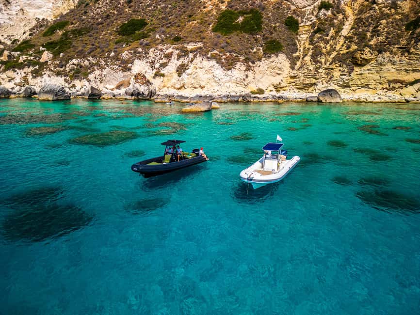 Cagliari: Boat Tour with 5 Snorkeling Stops & Free Drinks - Cala Mosca: an easy first swim