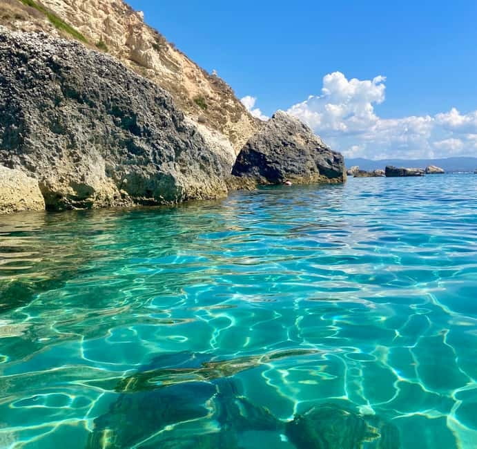 Cagliari: Boat Tour with Snorkeling, GoPro & Sardinian Beer - Cala Mosca: an easy first swim