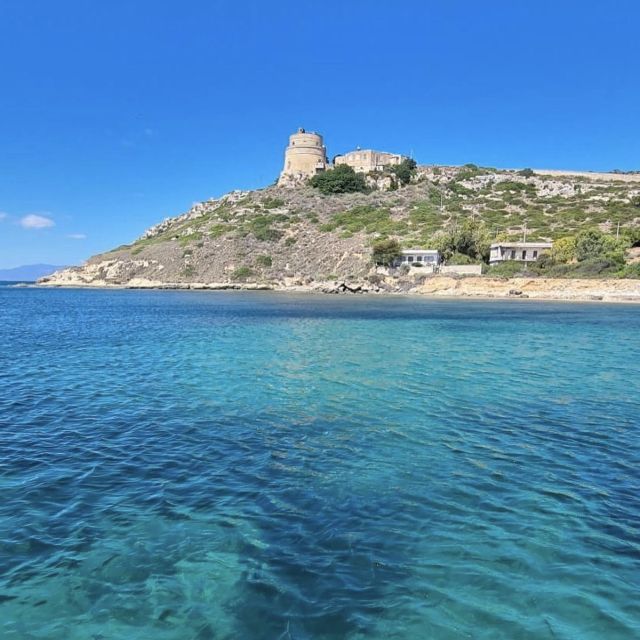Cagliari: Boat Tour with Swim Stops, Snorkeling, & Aperitif - Cala Bernat: the first swim of the day