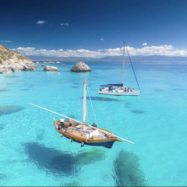 Cagliari: Boat Tour with Swim Stops, Snorkeling, & Aperitif - Cala Fighera: caves and clear water