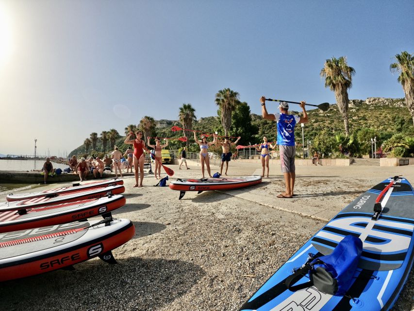 Cagliari: Stand Up Paddleboarding (SUP) Tour & Snorkeling - Learning to stand before seeing the coast