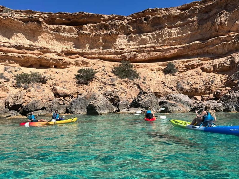 Cala Codolar: Sea & Caves Kayaking Tour with Snorkeling - Snorkeling in Clear Water at the Secret Stop