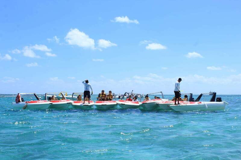 Cancun: Jungle Tour Adventure with Speedboat and Snorkeling - A modern Mayan ceremony with real showmanship