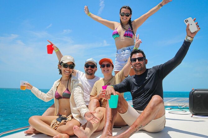 Cancun: Private Catamaran with Open Bar & Snorkeling Option - Starting at Marina Adventure Bay in Cancun