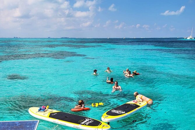Cancun to Isla Mujeres Private Catamaran Cruising Snorkeling Fun! - Lunch and free time at Playa Norte