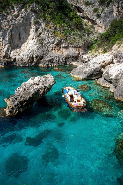 Capri: Half-Day Private Customizable Cruise with Snorkeling - The Faraglioni rocks and Capri stories