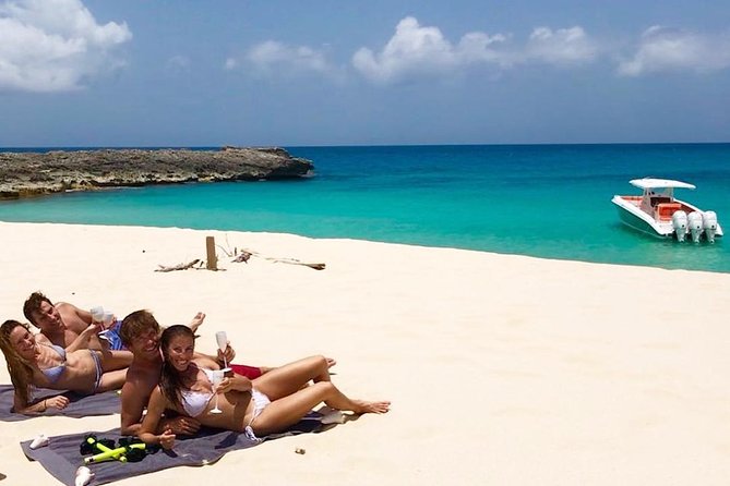 Captain Bob Speed Boat, Snorkeling, Beach Tour & Lunch St Maarten - Pinel Island: lunch, calm water, and a change of pace