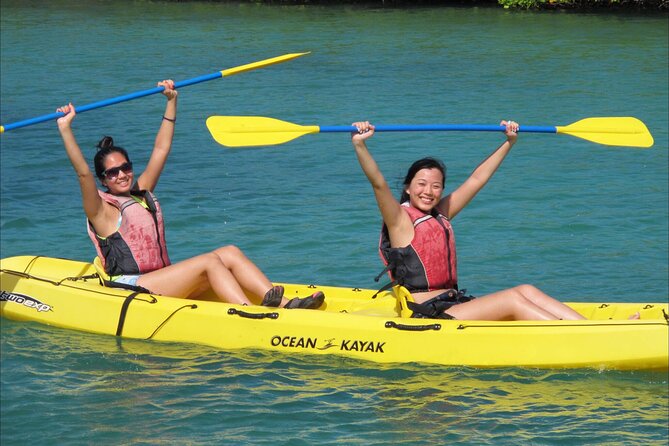 Cas Cay - Kayak Hike and Snorkel Adventure - Walking across Cas Cay