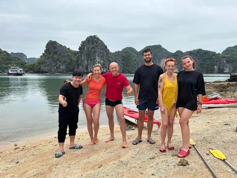 CAT BA: LAN HA & HALONG BAY – KAYAK, BIKE, LUNCH, SNORKEL - Lunch on board, with seafood and vegetarian choices