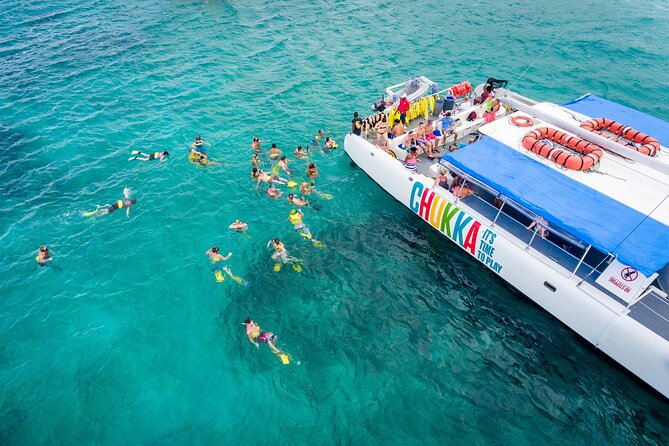 Catamaran Cruise with Snorkeling and Dunn's River Falls - Dunn’s River Falls from beach to summit